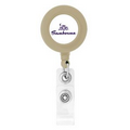 Round-Shaped Retractable Badge Holder